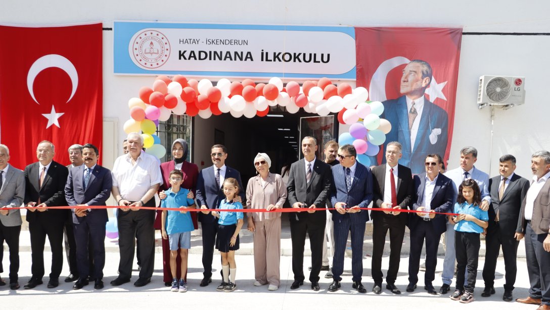 Kadınana İlkokulu Törenle Açıldı