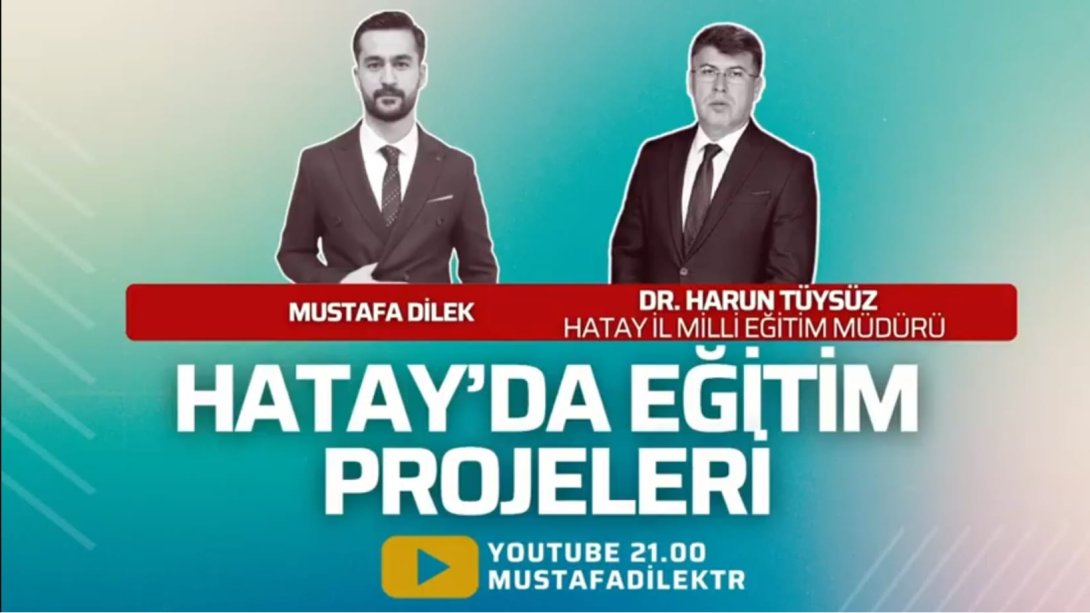 İl Müdürümüz Dr. Harun Tüysüz Röportaj Verdi