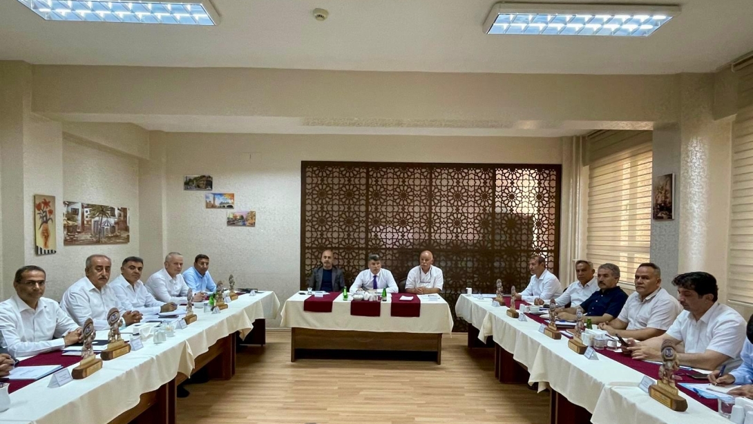 HAZİRAN AYI İLÇE MİLLÎ EĞİTİM MÜDÜRLERİ TOPLANTISI GERÇEKLEŞTİRİLDİ
