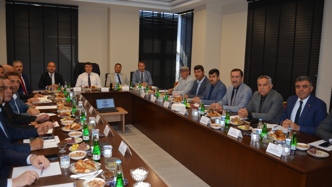 EKİM AYI İLÇE MÜDÜRLERİ TOPLANTISI GERÇEKLEŞTİRİLDİ